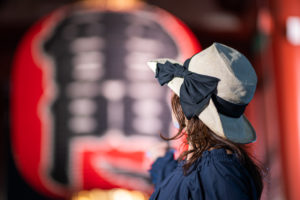 浅草寺でポートレート写真撮影した作例